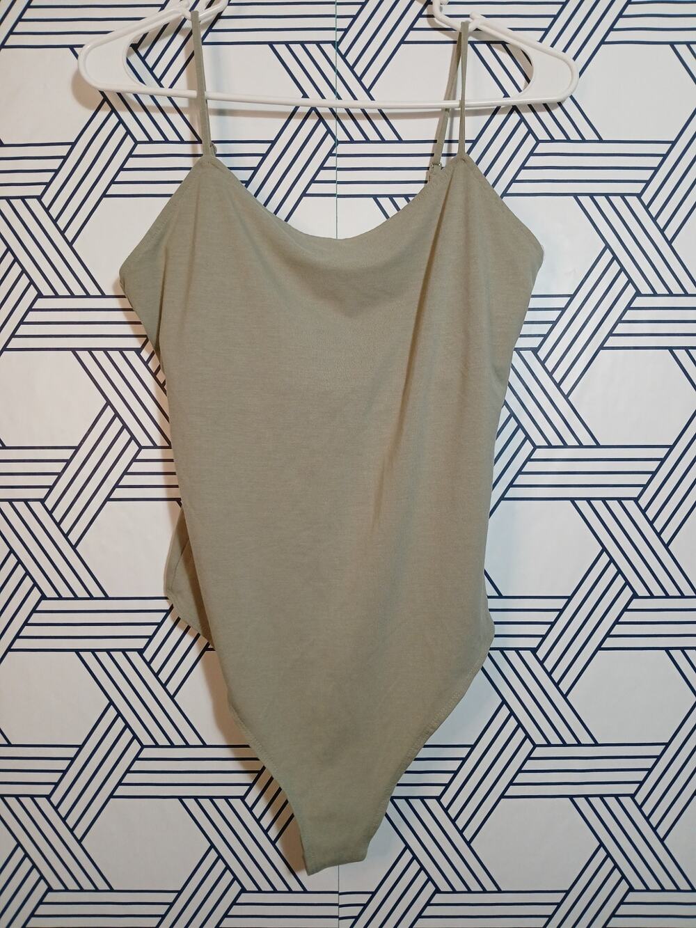 American Eagle Spaghetti Strap Bodysuit Aesthetic Basic Soft Girl Essential